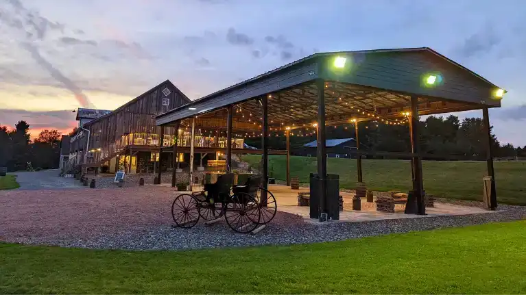 Trillium Creek Wedding and Event BarnNIGHT