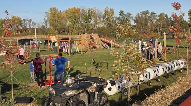 Fall overview from tractor 1